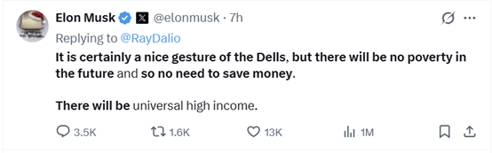 马斯克：AI将创造“全民高收入” 存钱将变得不再必要<strong></p>
<p>比特儿交易平台</strong>！